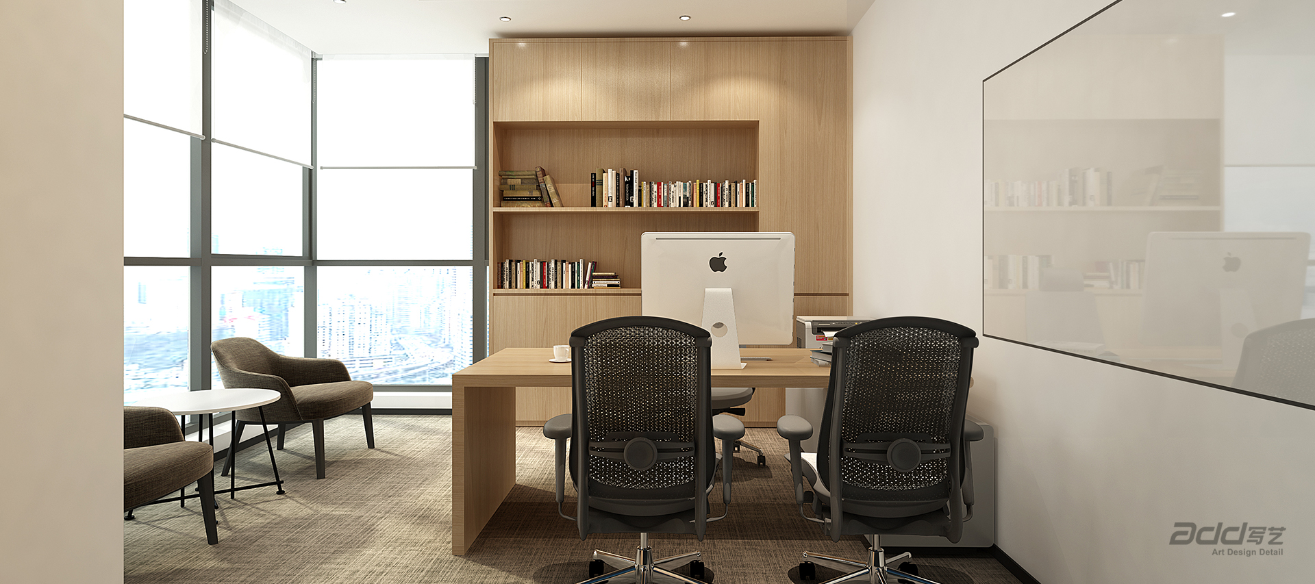 复星保德信办公室设计 经理办公室-pc
