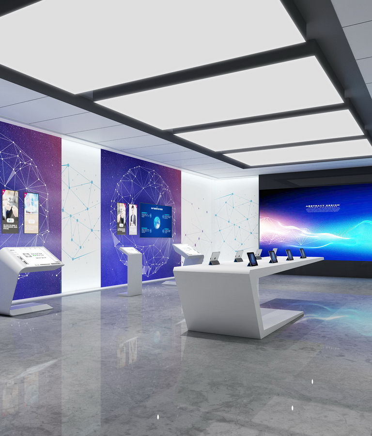 明源云办公楼设计装修 展区 -pc