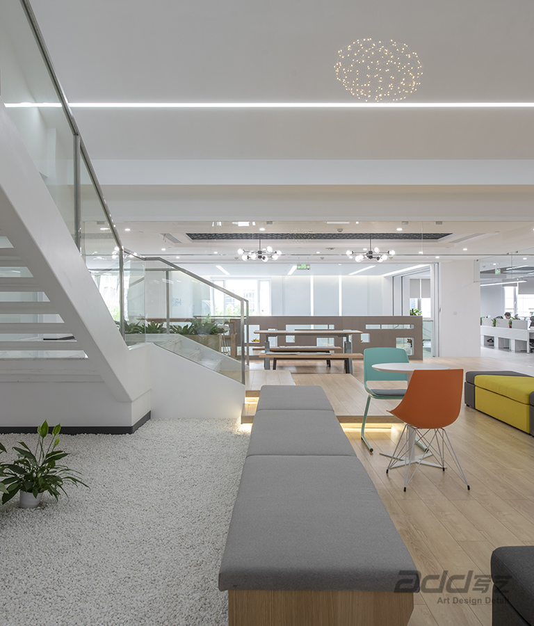 明源云办公楼设计装修 休闲茶水区 -pc